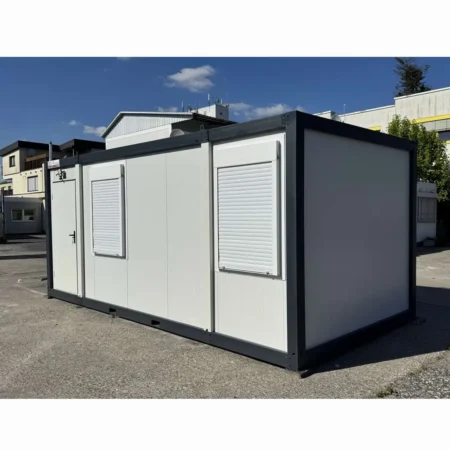 Bureau de chantier 17 m² avec volets roulants_5