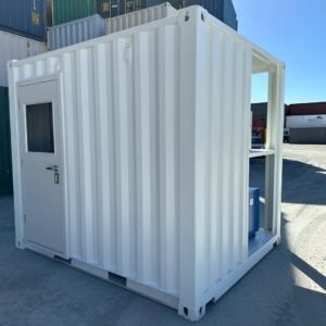 Container 10 Pieds Blanc Modifié avec Climatisation