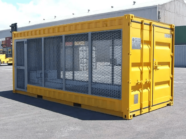 Container de Stockage de bouteilles de gaz 1 Container de Stockage 40 Pieds pour bouteilles de gaz