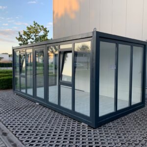Bureau Modulaire 18 m² avec Façade Vitrée