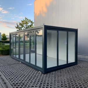 Bureau Modulaire 18 m² avec Façade Vitrée