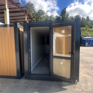 Container Kiosque Commercial avec Volet Roulant et Comptoir