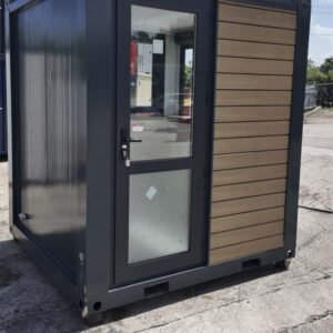 Container Kiosque Commercial avec Volet Roulant et Comptoir