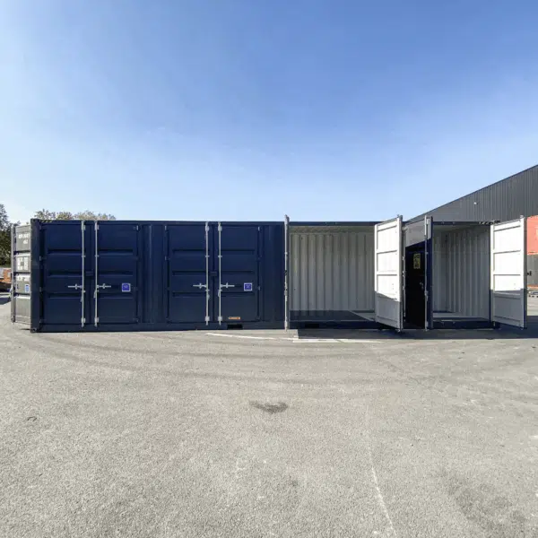 Conteneur Maritime 40 Pieds HC avec 4 Portes OEM 3 Conteneur Maritime 40 Pieds HC avec 4 Portes OEM