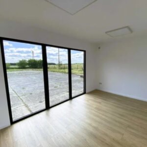 Container Bureau Panoramique 18 m² Design Bois & Anthracite