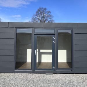 Pavillon Modulaire Panoramique 18 m² Tout Équipé - Isolé et Climatisé