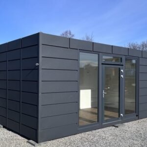 Pavillon Modulaire Panoramique 18 m² Tout Équipé - Isolé et Climatisé