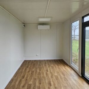 Pavillon Modulaire Panoramique 18 m² Tout Équipé - Isolé et Climatisé
