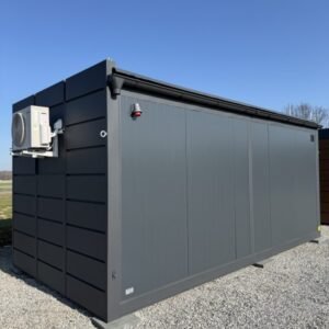 Pavillon Modulaire Panoramique 18 m² Tout Équipé - Isolé et Climatisé